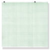 ECG thermal paper 210x140mm x150s pack - green grid