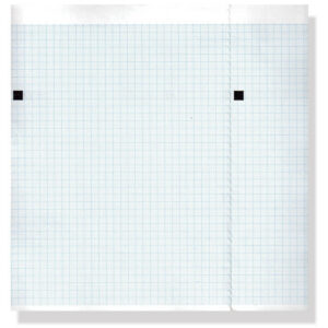 ECG thermal paper 210x150mm x200s pack - blue grid