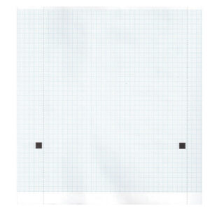 ECG thermal paper 210x20 mm x m roll - blue grid