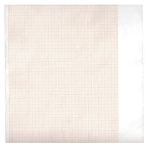ECG thermal paper 210x20 mm x m roll - orange grid