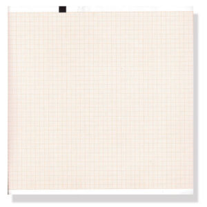 ECG thermal paper 210x280 mm x200s pack - orange grid