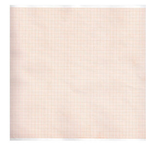 ECG thermal paper 210x30 mm x m roll - orange grid
