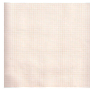 ECG thermal paper 210x30 mm x m roll - orange grid