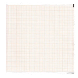 ECG thermal paper 210x300 mm x200s pack - orange grid