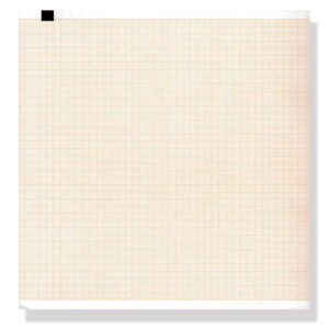 ECG thermal paper 210x300mm x200s pack - orange grid