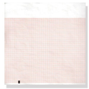 ECG thermal paper 210x300mm x250s pack - orange grid