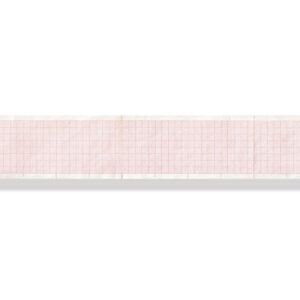 ECG thermal paper 50x100mm x200s pack - orange grid