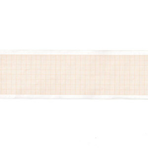 ECG thermal paper 50x20 mm x m roll - orange grid