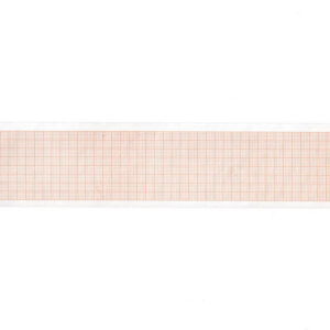 ECG thermal paper 50x23 mm x m roll - orange grid