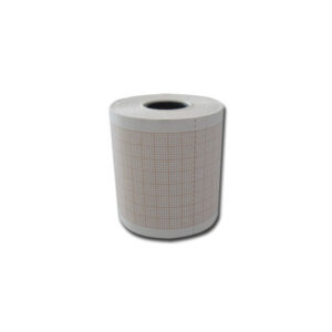 ECG thermal paper 50x25 mm x m roll - orange grid