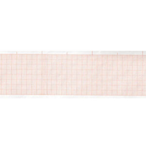 ECG thermal paper 50x30 mm x m roll - orange grid