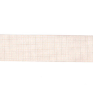 ECG thermal paper 58x25 mm x m roll - orange grid