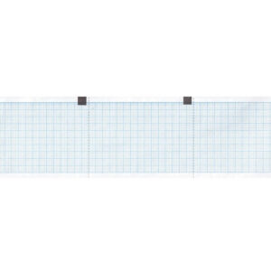 ECG thermal paper 60x15 mm x m roll - blue grid