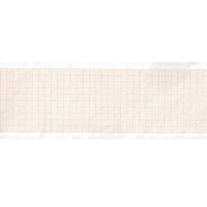 ECG thermal paper 63x30 mm x m roll - orange grid