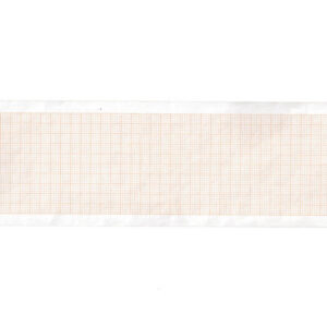ECG thermal paper 63x30 mm x m roll - orange grid