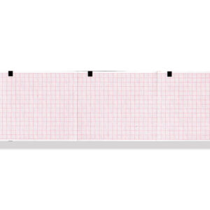 ECG thermal paper 80x90mm x280s pack - orange grid
