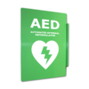 Hinweisschild grün für Defibrillator