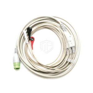 defiMASTER EKG Kabel 3-adrig Druckknopfadapter