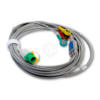 EKG Kabel 3-adrig Druckknopfadapter
