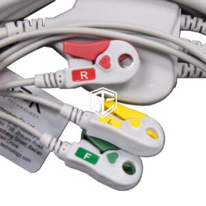 EKG Kabel 3-adrig Klammeradapter