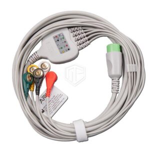 EKG Kabel 5-adrig Druckknopfadapter