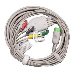EKG Kabel 5-adrig Klammeradapter