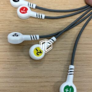 EKG Kabel 5-adrig Druckknopfadapter