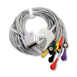 CARDIO M-PAD EKG Kabel - Druckknopfadapter