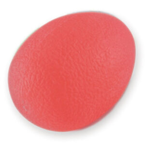 Ejercitador Squeeze Egg suave rojo para mano y dedos | TPE GIMA 47141