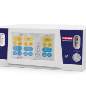 Electrobisturí de radiofrecuencia GIMA Diatermo MB 400 TOUCH – Generador electroquirúrgico monopolar y bipolar con pantalla táctil 9" (400 W, ref. 30697)