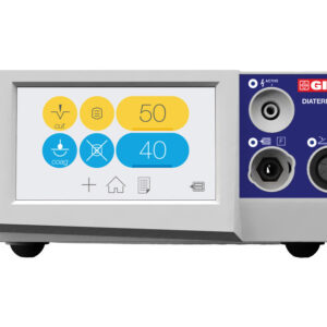 Electrobisturí monopolar DIATERMO 50 TOUCH – 50 W con pantalla táctil y control por pedal para cirugía menor | GIMA (Ref. 30698)