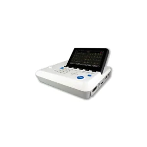 Electrocardiógrafo de 3 canales modelo Cardio E3 con pantalla LCD de 7 pulgadas y batería recargable