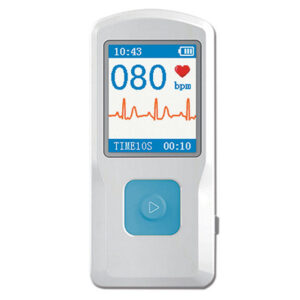 Electrocardiógrafo de bolsillo GIMA PM10 PALM ECG – Monitor ECG portátil con pantalla TFT-LCD, Bluetooth y software para PC (Ref. 33246)