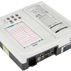 Electrocardiógrafo GIMA Cardio 7 · ECG de 12 canales con pantalla táctil 7" (800×480), interpretación automática Minnesota y VFC · Ref. 33352