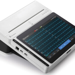 Electrocardiógrafo NEO ECG T180 Tablet GIMA – ECG de 9/12 derivaciones con impresora térmica integrada y conectores banana | Ref. 54231