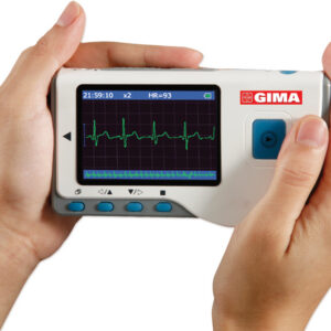 Electrocardiógrafo portátil CARDIO-B PALM ECG GIMA (Ref. 33261) · 4 modos de medición · Memoria de 1.200 ECG · USB 2.0