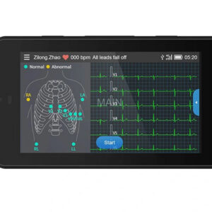 Electrocardiógrafo Portátil GIMA PCECG-500 · Monitor ECG de 6/12 Derivaciones · Análisis Automático con Algoritmo de Glasgow · Ref. 33236