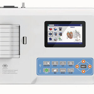 Electrocardiógrafo Veterinario GIMA 300G VET · 3 canales / 12 derivaciones · Monitor con impresión térmica · Ref. 80650