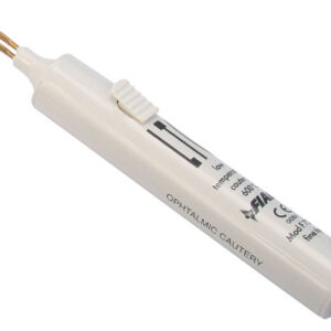 Electrocauterizador desechable estéril LTC de baja temperatura – Punta fina 28 mm – 600 °C / 1100 °F – 1,5 V – 45 g – Oftalmología – GIMA Ref. 30704 (caja 10 uds)