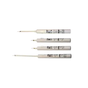 Electrocauterizador de tamaño grande, puntera de 28 mm, temperatura de activación 1200 °C / 2200 °F, 3 V, peso de 65 g. Diseñado para alta temperatura de cauterización (HTC). Caja con 10 unidades.