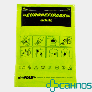 Electrodo desfibrilador adulto estándar con interior. Parches desfibrilador compatibles con MARQUETTE GE, ESAOTE