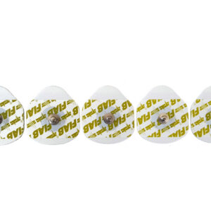 Electrodos de ECG desechables de espuma (Foam) pregelificados – Sin látex, conexión broche (snap), gel sólido o líquido – Pediátricos, adultos y neonatales – GIMA (Refs. GM33313, GM33314, GM33315, GM33344, GM33373, GM33377)