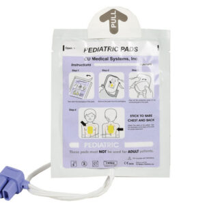 Electrodos desfibrilador pediátricos desechables (1 par) – Repuesto compatible CU Medical i-PAD SP1 / SP2 – Ref. GIMA 35345