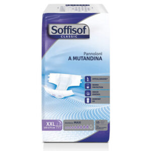 Empapador anatómico desechable SOFFISOF CLASSIC de GIMA – Incontinencia moderada, talla media (M), caja de 90 uds. (ref. 36701)