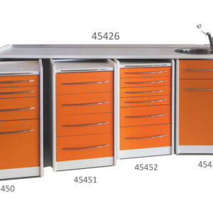 Encimera de trabajo con lavabo a la derecha 206 cm – Worktop Mobile Space GIMA (Ref. GM45426)