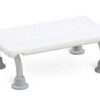 Escalón de baño de 1 peldaño BATH STEP – Estructura de acero inoxidable, plataforma de plástico y carga máxima 100 kg (GIMA, Ref. 42920)