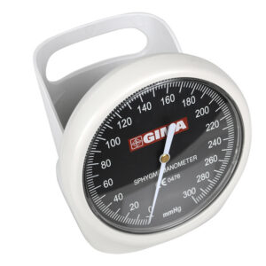 Esfigmomanómetro Aneroide DAYTON GIMA – Tensiómetro Manual de Sobremesa y Pared con Esfera Grande Ø 113 mm, Manguito de Nylon con Anilla en D, Sin Látex, Escala 0-300 mmHg (Ref. 32745)