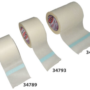Esparadrapo de papel no tejido (TNT) 25 mm × 9,14 m – Hipoalergénico para pieles sensibles | Caja de 12 rollos · Ref. GIMA 34793