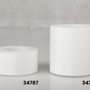 Esparadrapo de seda GIMA en rollo de 10 m × 2,5 cm – Cinta quirúrgica blanca para fijación de apósitos (Ref. 34787) | Caja de 12 rollos