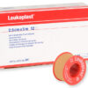 Esparadrapo de Tejido Leukoplast 25 mm x 5 m – Alta Adherencia con Adhesivo de Caucho Natural (BSN / Essity), Caja de 12 rollos, Ref. 01532-00